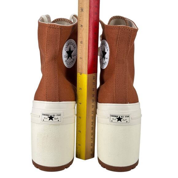 CONVERSE Chuck 70 De Luxe Heeled GR 82 Boot 12.5 NEW Women's Shoes A05253C Brown - Picture 6 of 9